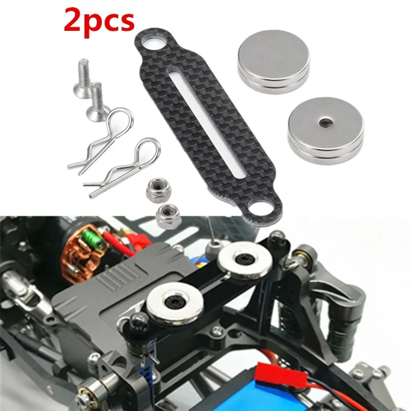 YEAHRUN 1/2pcs Metal Body Shell Mount Bracket w/ Magnet for 1:10 RC Axial SCX10 90028 90027
YEAHRUN 1/2pcs Metal Body Shell Mount Bracket w/ Magnet for 1:10 RC Axial SCX10 90028 90027