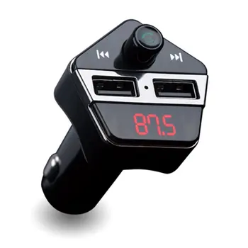 Dual USB Bluetooth Car Charger Kit Handsfree Set FM Transmitter Battery Voltage Monitoring Car MP3 Music Player
Dual USB Bluetooth Car Charger Kit Handsfree Set FM Transmitter Battery Voltage Monitoring Car MP3 Music Player