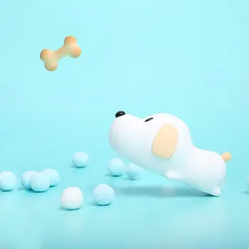 Dog Shape Patted Silicone Night Light Lovely LED Lamp Christmas Gift for Baby Kids Room Multicolor Touch Nightlight 
Dog Shape Patted Silicone Night Light Lovely LED Lamp Christmas Gift for Baby Kids Room Multicolor Touch Nightlight