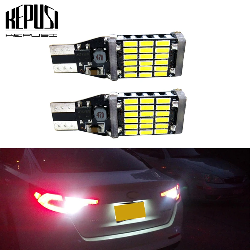 2Pcs T15 W16W 921 912 LED CANBUS No Error Car Backup Reverse Light Bulb Tail Parking Lamp 12V White 4014 SMD
2Pcs T15 W16W 921 912 LED CANBUS No Error Car Backup Reverse Light Bulb Tail Parking Lamp 12V White 4014 SMD