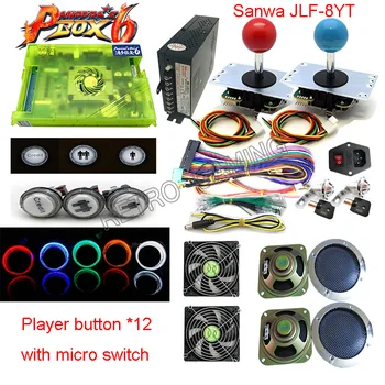 2018 Newest DIY kit with Original Pandora Box 6 1300 in 1 round LED button Sanwa joystick HDMI/VGA For Arcade Cabinet Machine
2018 Newest DIY kit with Original Pandora Box 6 1300 in 1 round LED button Sanwa joystick HDMI/VGA For Arcade Cabinet Machine