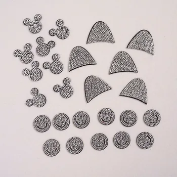 20pc Crystal Rhinestone Mickey patches for Clothing Iron on Clothes Appliques Badge Fabric Sticker Apparel Accessories
20pc Crystal Rhinestone Mickey patches for Clothing Iron on Clothes Appliques Badge Fabric Sticker Apparel Accessories