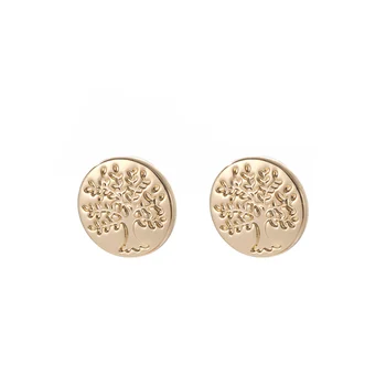 Newest Fashion Women Stud Earrings Unquie Design Gold Tree of Life Earrings Geometric Ear Jewelry Wholesale Dropshipping 2019
Newest Fashion Women Stud Earrings Unquie Design Gold Tree of Life Earrings Geometric Ear Jewelry Wholesale Dropshipping 2019