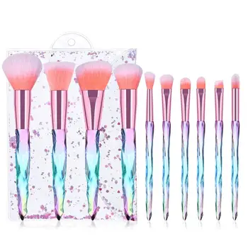 10pcs Makeup Brush Set Crystal Handle For Foundation Blusher Bronzer Highlighter Eyeshadow Makeup Brush Cosmetic Tool
10pcs Makeup Brush Set Crystal Handle For Foundation Blusher Bronzer Highlighter Eyeshadow Makeup Brush Cosmetic Tool