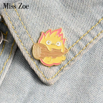 Calcifer Enamel Pin Custom Japanese Anime Brooches Fire Elf Badge for Bag Lapel Pin Buckle Howl Jewelry Gift for Friends
Calcifer Enamel Pin Custom Japanese Anime Brooches Fire Elf Badge for Bag Lapel Pin Buckle Howl Jewelry Gift for Friends