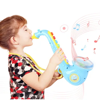 Toy Musical Instruments for Kid Children Saxophone Musical Toy Model Baby Early Learning Education Playsets Trumpet for Kid Gift
Toy Musical Instruments for Kid Children Saxophone Musical Toy Model Baby Early Learning Education Playsets Trumpet for Kid Gift