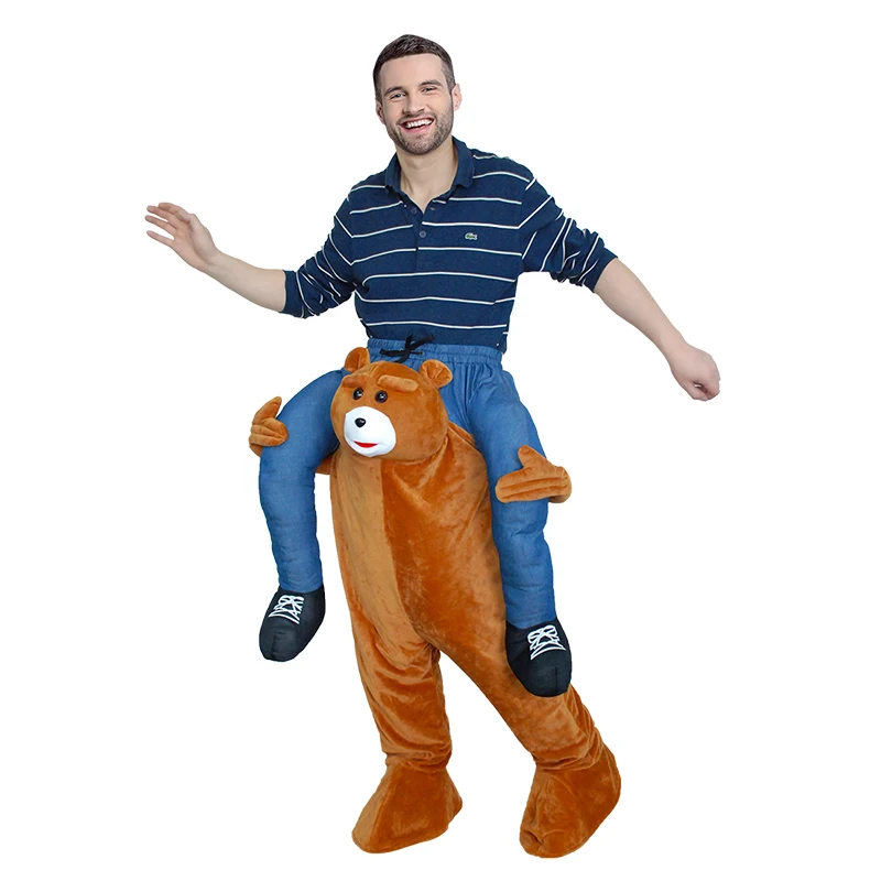 Halloween Costumes Funny Fancy Dress Bear Mascot Costume Pants Carnival Cosplay With False Human Legs
Halloween Costumes Funny Fancy Dress Bear Mascot Costume Pants Carnival Cosplay With False Human Legs
