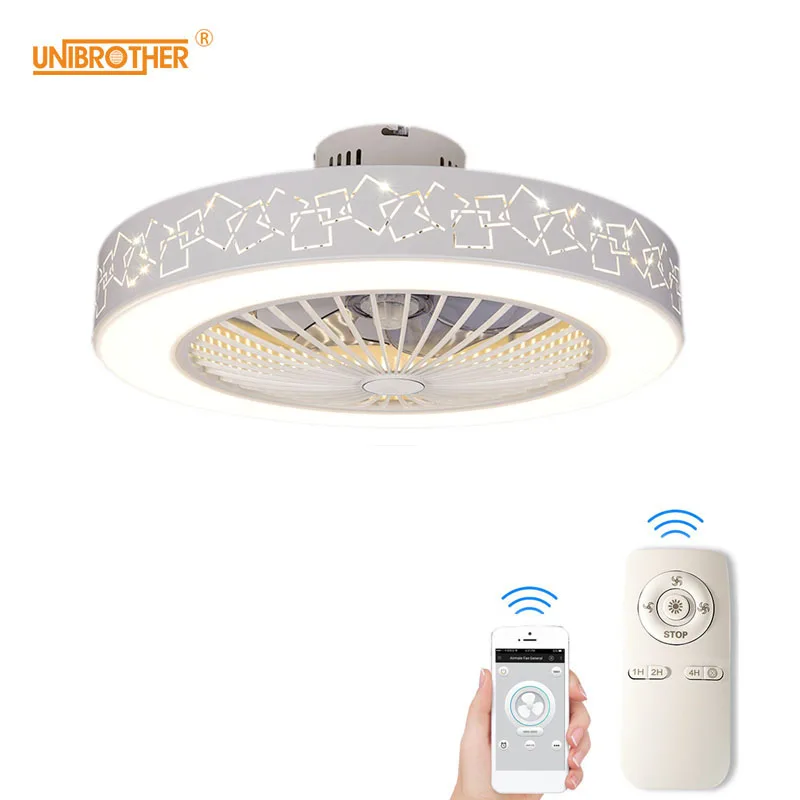 Ceiling Fan Lamp Round Light 55cm Remote Control with Controller White Modern Led Lights for Living Room Bedroom Lighting 220v
Ceiling Fan Lamp Round Light 55cm Remote Control with Controller White Modern Led Lights for Living Room Bedroom Lighting 220v