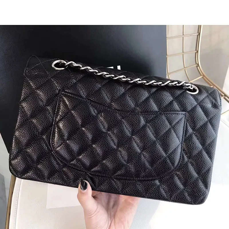 Luxury Woman Handbags 2019 High Quality Real Leather Caviar Women Bags Famous Designer Gold Chain Women Flap Shoulder Bags
Luxury Woman Handbags 2019 High Quality Real Leather Caviar Women Bags Famous Designer Gold Chain Women Flap Shoulder Bags