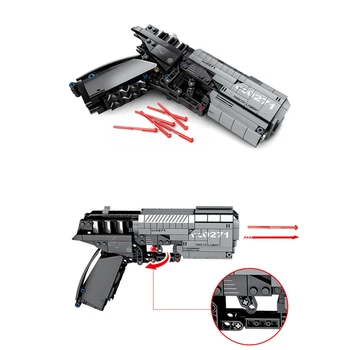 SEMBO 704301 Technic shooting signal gun Pistol Can Fire Bullets Building Blocks model kit bricks Educational toys for Children
SEMBO 704301 Technic shooting signal gun Pistol Can Fire Bullets Building Blocks model kit bricks Educational toys for Children