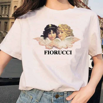 FIXSYS Cute Two Angels Woman T Shirt Vogue Kawaii White T-shirts Girl Cotton Summer New Lady Aesthetic Harajuku Tops
FIXSYS Cute Two Angels Woman T Shirt Vogue Kawaii White T-shirts Girl Cotton Summer New Lady Aesthetic Harajuku Tops