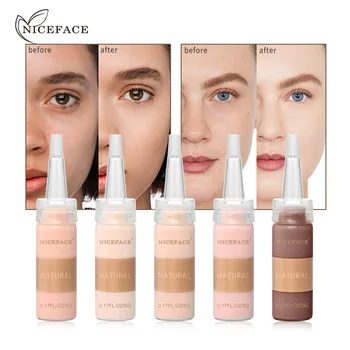 5 pcs/set Full Coverage Foundation Makeup Base Face Concealer Matte Liquid Foundation Make Up Waterproof Natural Cream
5 pcs/set Full Coverage Foundation Makeup Base Face Concealer Matte Liquid Foundation Make Up Waterproof Natural Cream