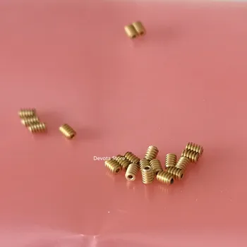 2PCS 0.2M mini copper worm 1mm Bore diameter For 1mm dc motor shaft direct drive 3.5mm thickness M0.2 brass gear 
2PCS 0.2M mini copper worm 1mm Bore diameter For 1mm dc motor shaft direct drive 3.5mm thickness M0.2 brass gear