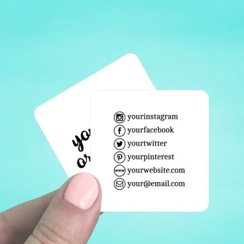 Custom Business Cards | Mommy Calling Cards | Social Media Cards | 2 x 2" Set of 115 Cards Social Media Cards
Custom Business Cards | Mommy Calling Cards | Social Media Cards | 2 x 2" Set of 115 Cards Social Media Cards