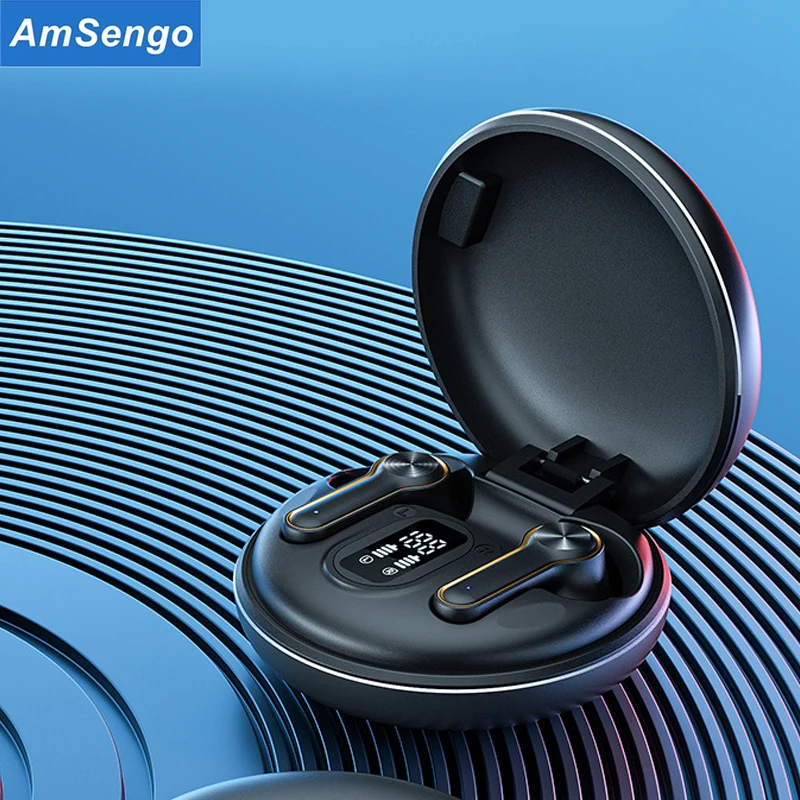 TWS-стереонаушники Amsengo с поддержкой Bluetooth 5 0 и микрофоном | Электроника