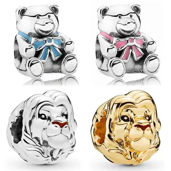 Original Pink & Blue Enamel Baby Boy & Girl Bow Bear Simba Bead Charms Fit Bracelet 925 Sterling Silver Bead Jewelry
Original Pink & Blue Enamel Baby Boy & Girl Bow Bear Simba Bead Charms Fit Bracelet 925 Sterling Silver Bead Jewelry