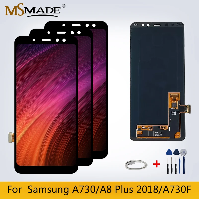 Original LCD For Samsung Galaxy A8 Plus 2018 A730 A730F LCD Display Touch Screen Digitizer Replacement Parts Free Shipping
Original LCD For Samsung Galaxy A8 Plus 2018 A730 A730F LCD Display Touch Screen Digitizer Replacement Parts Free Shipping