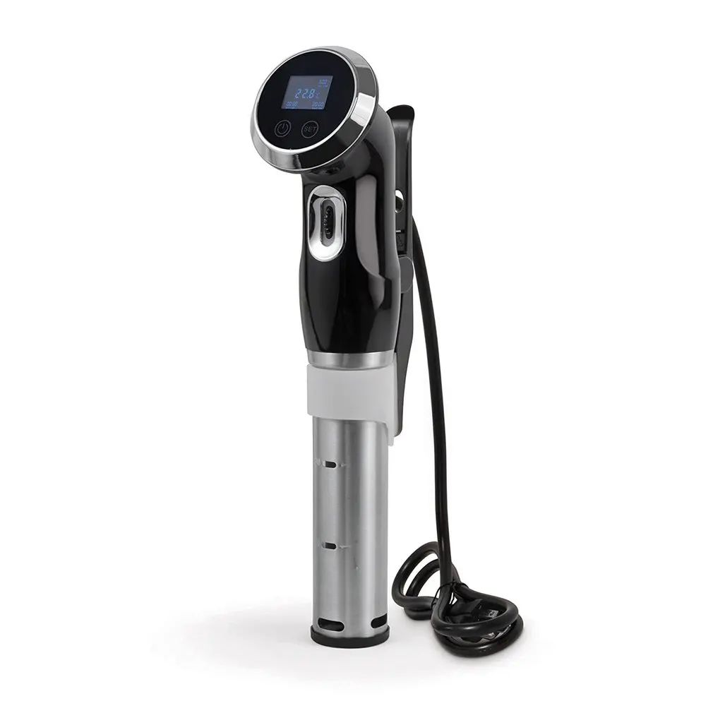 Vacuum Slow Sous Vide Food Cooker 1500W Powerful Immersion Circulator LCD Digital Timer Display Stainless Steel Rod SV-8001
Vacuum Slow Sous Vide Food Cooker 1500W Powerful Immersion Circulator LCD Digital Timer Display Stainless Steel Rod SV-8001