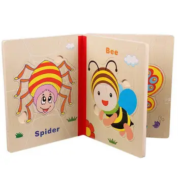 Fun Animal Cartoon Wooden Puzzle Story 0.3kg Above 3 Years Books Kids Educational Toys Casual As Picture
Fun Animal Cartoon Wooden Puzzle Story 0.3kg Above 3 Years Books Kids Educational Toys Casual As Picture