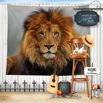 Gorilla Dinosaur Tapestry Wall Hanging Wild Anicient Animals Wall Cat Lion Tapestry Jurassic Decor for Kids Bedroom
Gorilla Dinosaur Tapestry Wall Hanging Wild Anicient Animals Wall Cat Lion Tapestry Jurassic Decor for Kids Bedroom