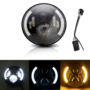 7" LED Car Motorcycle Headlight H4 Phare Farol Motor Headlamp Headlight for Yamaha BMW Softail Cafe Racer Chopper Touring
7" LED Car Motorcycle Headlight H4 Phare Farol Motor Headlamp Headlight for Yamaha BMW Softail Cafe Racer Chopper Touring