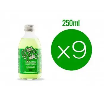 Té Kombucha - Pack 9 x 250 ml Grüner Tee 
Té Kombucha - Pack 9 x 250 ml Grüner Tee