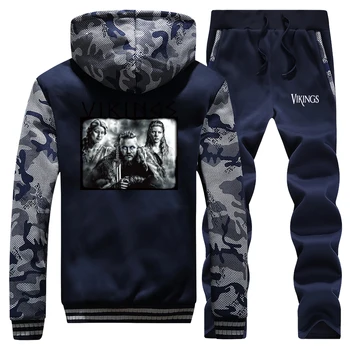 VIKINGS Cartoon print Camouflage Jacket+Pants 2Pcs Sets Thick Warm fleece Hoodies Winter Warm Coat handsome Clothing Outerwear
VIKINGS Cartoon print Camouflage Jacket+Pants 2Pcs Sets Thick Warm fleece Hoodies Winter Warm Coat handsome Clothing Outerwear