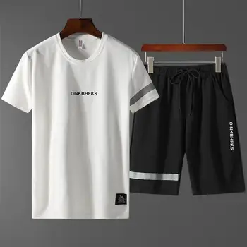 Men Sportswear Set Summer Shorts Set Mens Tracksuit Printed Hip Hop Tshirt+Sweatpants Male Casual Two Pieces Track Suit Big Size
Men Sportswear Set Summer Shorts Set Mens Tracksuit Printed Hip Hop Tshirt+Sweatpants Male Casual Two Pieces Track Suit Big Size