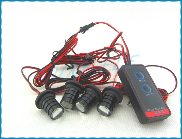 High Power Auto Car Truck Motorcycle 4 LED 4W Strobe Light Flash Warning Eagle eye light 12V 4-LED 4LED Emengency Lights
High Power Auto Car Truck Motorcycle 4 LED 4W Strobe Light Flash Warning Eagle eye light 12V 4-LED 4LED Emengency Lights