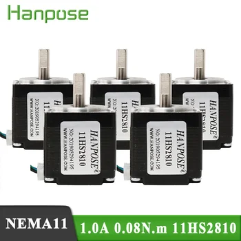 50 PCS Nema11 Stepper Motor 0.08N.m/1.0A 11HS2810 28X28MM Stepper Motor for 3D Medical machinery accessories
50 PCS Nema11 Stepper Motor 0.08N.m/1.0A 11HS2810 28X28MM Stepper Motor for 3D Medical machinery accessories