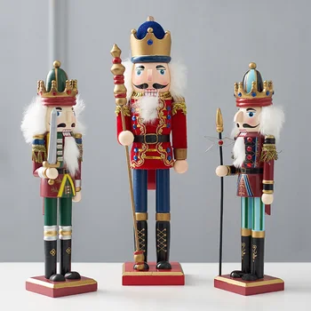 Vintage Handcraft Puppet Wooden Nutcracker Doll Home Party Decoration Ornaments Birthday Gifts Nutcracker Solider Figure Model
Vintage Handcraft Puppet Wooden Nutcracker Doll Home Party Decoration Ornaments Birthday Gifts Nutcracker Solider Figure Model