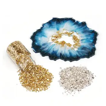 35g Gold Color Sand Gravel DIY UV Resin Jewelry Fillings Silver Metal Broken Stone Stuff Nail Art Decor Epoxy Resin Kit
35g Gold Color Sand Gravel DIY UV Resin Jewelry Fillings Silver Metal Broken Stone Stuff Nail Art Decor Epoxy Resin Kit