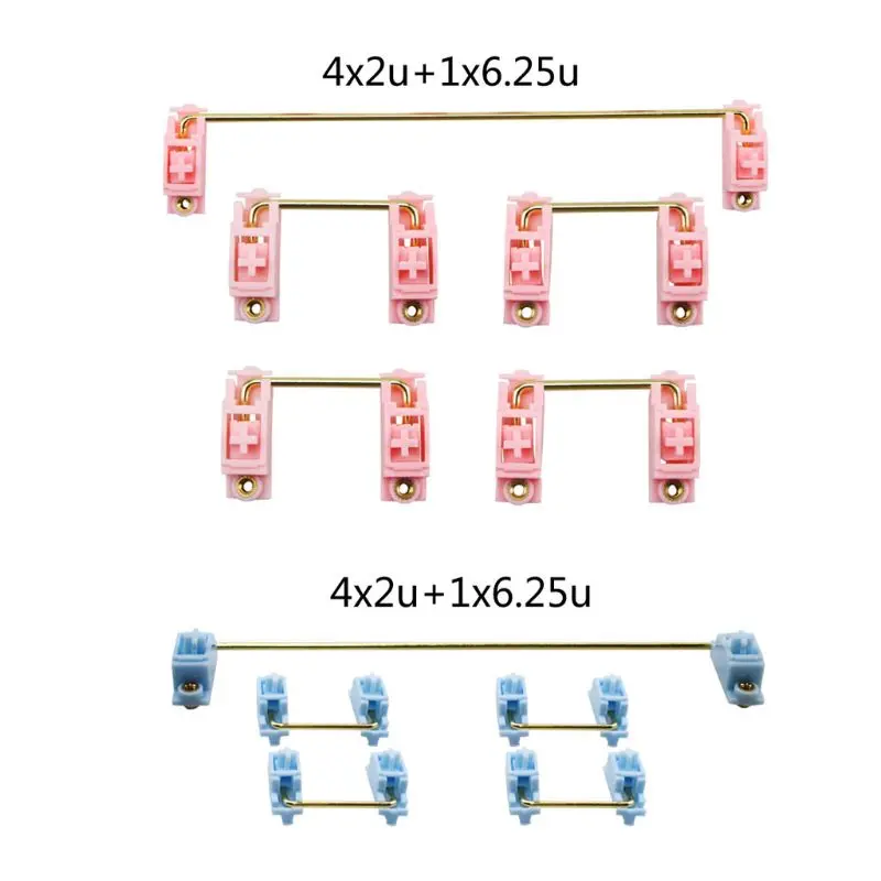 1 Set 60% 87 Mechanical keyboard Pcb Mounted Stabilizer Case 6.25u Modifier Key Plate
1 Set 60% 87 Mechanical keyboard Pcb Mounted Stabilizer Case 6.25u Modifier Key Plate