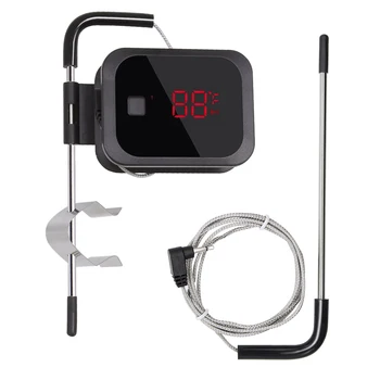 Inkbird IBT-2X Free App for IOS&Android Bluetooth Control BBQ Thermometer with Food Probes and Timer For Smoke Oven Meat Grill 
Inkbird IBT-2X Free App for IOS&Android Bluetooth Control BBQ Thermometer with Food Probes and Timer For Smoke Oven Meat Grill