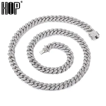 13mm Iced Out Cuban Necklace Chain Hip hop Jewelry Choker Gold Color Color Rhinestone CZ Clasp for Mens Rapper Necklaces Link
13mm Iced Out Cuban Necklace Chain Hip hop Jewelry Choker Gold Color Color Rhinestone CZ Clasp for Mens Rapper Necklaces Link