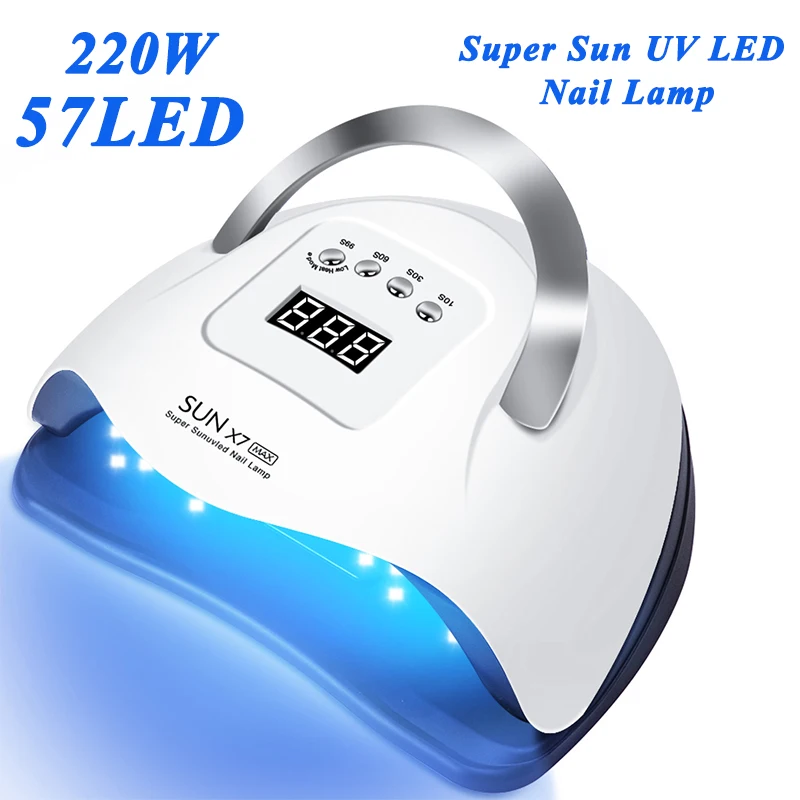 High Power UV LED Nail Lamp With 57 Pcs Leds Manicure Nail Dryer With LCD Display Nail Art Tools For Fast Curing All Gel Varnish
High Power UV LED Nail Lamp With 57 Pcs Leds Manicure Nail Dryer With LCD Display Nail Art Tools For Fast Curing All Gel Varnish
