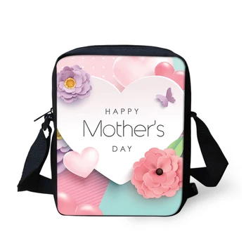 Happy Mothers' Day Crossbody Bag with Pretty Flowers Print Gift for Mom Women Messenger Bags Daily Mini Handbags Custom Pattern
Happy Mothers' Day Crossbody Bag with Pretty Flowers Print Gift for Mom Women Messenger Bags Daily Mini Handbags Custom Pattern