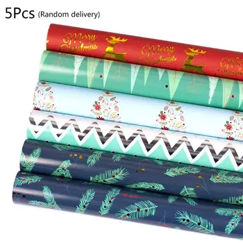 5 Sheets Christmas Bronzing Wrapping Paper Gift Present Bag Packaging Handmade Wrap Decor Bouquet Supplies
5 Sheets Christmas Bronzing Wrapping Paper Gift Present Bag Packaging Handmade Wrap Decor Bouquet Supplies
