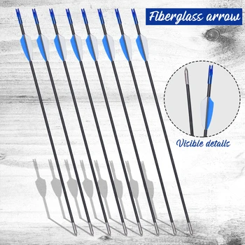 Professional Fibreglass Arrow 31in Spine 800 Archery Accessories Outdoor Shooting Arrow Head for Recurve/Compound Bow Hunting
Professional Fibreglass Arrow 31in Spine 800 Archery Accessories Outdoor Shooting Arrow Head for Recurve/Compound Bow Hunting