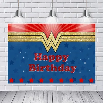 Wonder Girl Party Backdrop Wonder Woman Super Girl Birthday Party Decorations Banner Customized Photography Background
Wonder Girl Party Backdrop Wonder Woman Super Girl Birthday Party Decorations Banner Customized Photography Background