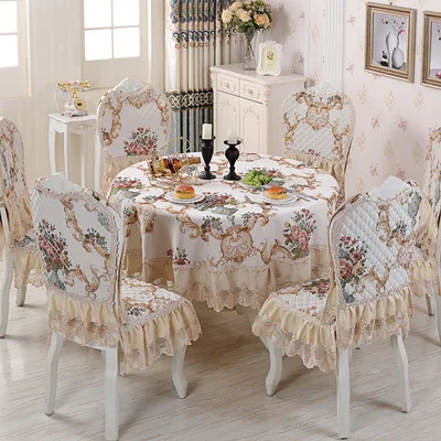 Chenille European Dining Chair Set Round Back Chair Set Tablecloth Round Tablecloth Table Cloth Tablecloth
Chenille European Dining Chair Set Round Back Chair Set Tablecloth Round Tablecloth Table Cloth Tablecloth