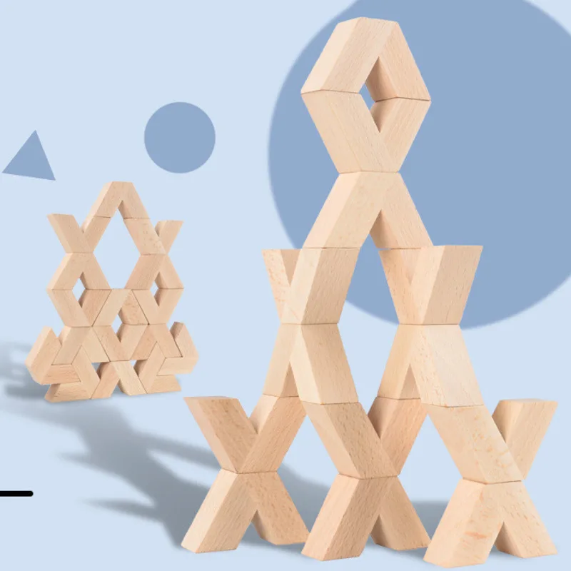 Children's Wooden Three-dimensional Balance Building Block Toy V-shaped Puzzle Kids Educational Education Building Block Gift
Children's Wooden Three-dimensional Balance Building Block Toy V-shaped Puzzle Kids Educational Education Building Block Gift