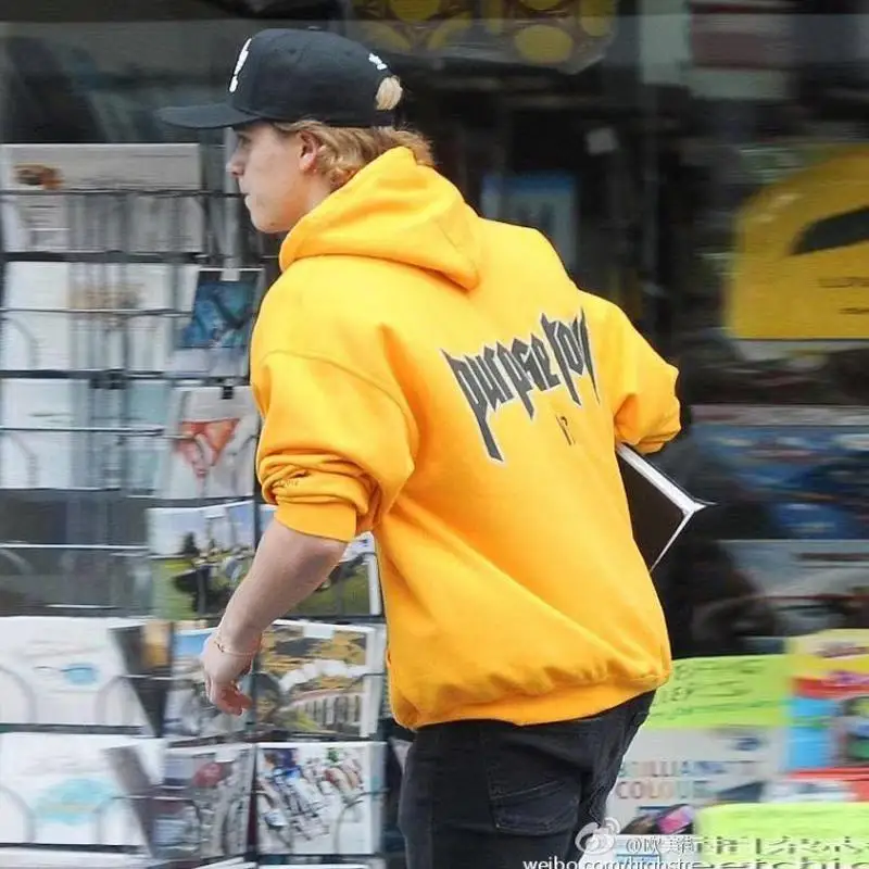 

Vfiles Security Hoodie Justin Bieber High Street Sweatshirt Purpose Tour Yellow Hoodie Lover Couple vetements kanye west Hoodie