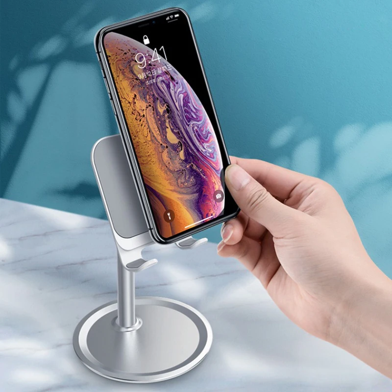 Aluminium Alloy Metal Tablet Stand Universal Holder for IPhone 11/X/XR 8 Plus For Samsung S10E S9 Mobile Phone
Aluminium Alloy Metal Tablet Stand Universal Holder for IPhone 11/X/XR 8 Plus For Samsung S10E S9 Mobile Phone