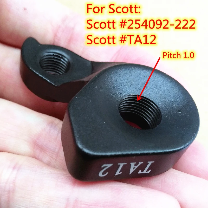 2pc Bicycle derailleur hanger For Scott #TA12 Scott Contessa Spark Aspect eRide E-Contessa E-Genius Strike eRide dropout M12x1.0
2pc Bicycle derailleur hanger For Scott #TA12 Scott Contessa Spark Aspect eRide E-Contessa E-Genius Strike eRide dropout M12x1.0