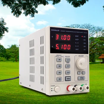 Adjustable Power Supply KA3005D Digital Programmable LAB Laboratory Power Supply 30V 5A + Multimeter Probe DC Voltage Regulation
Adjustable Power Supply KA3005D Digital Programmable LAB Laboratory Power Supply 30V 5A + Multimeter Probe DC Voltage Regulation
