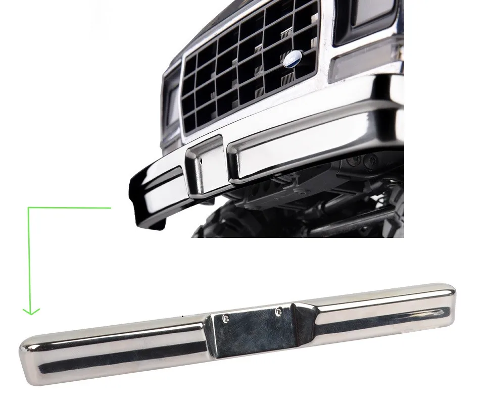 Metal Trx4 Front Rear Bumper Anti-collision Bar for 1/10 RC Crawler TRAXXAS TRX-4 Ford Bronco car
Metal Trx4 Front Rear Bumper Anti-collision Bar for 1/10 RC Crawler TRAXXAS TRX-4 Ford Bronco car