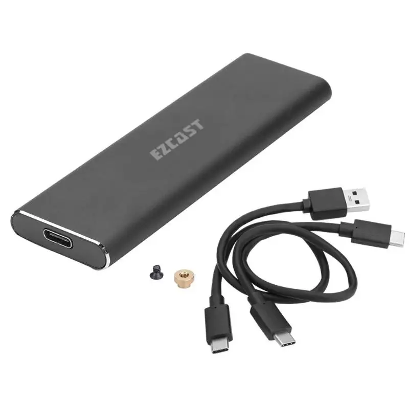 M2 SSD чехол NVME PCIe Внешний жесткий корпус для жесткого диска коробка M.2 Тип USB C 3 1 GEN2 M