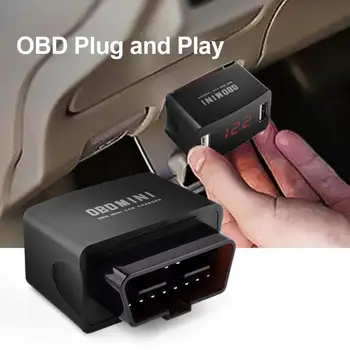 OBD MINI Car Vehicle Dual USB Port Charger Power Socket with Voltage Display Dual USB Voltage Detection OBD Car Charger
OBD MINI Car Vehicle Dual USB Port Charger Power Socket with Voltage Display Dual USB Voltage Detection OBD Car Charger