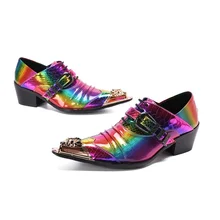 New Spring Autumn Men's Shoes British Cowhide Buckle Lace Up Pointed Toe Dress Leather
New Spring Autumn Men's Shoes British Cowhide Buckle Lace Up Pointed Toe Dress Leather